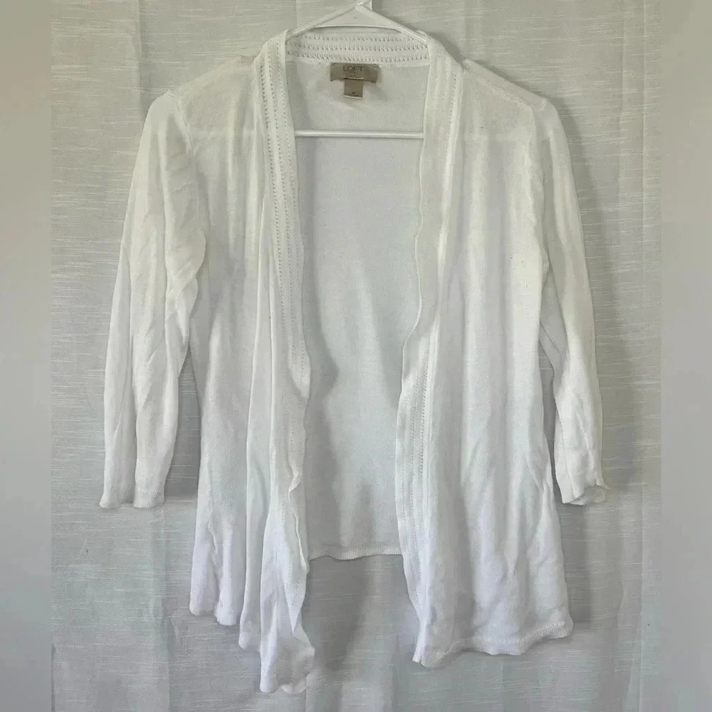 LOFT Lightweight Open Cardigan
